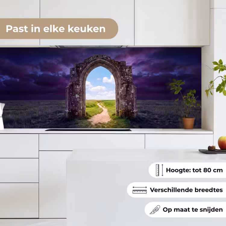 Keuken achterwand - Boog - Landschap - Contrast — 7