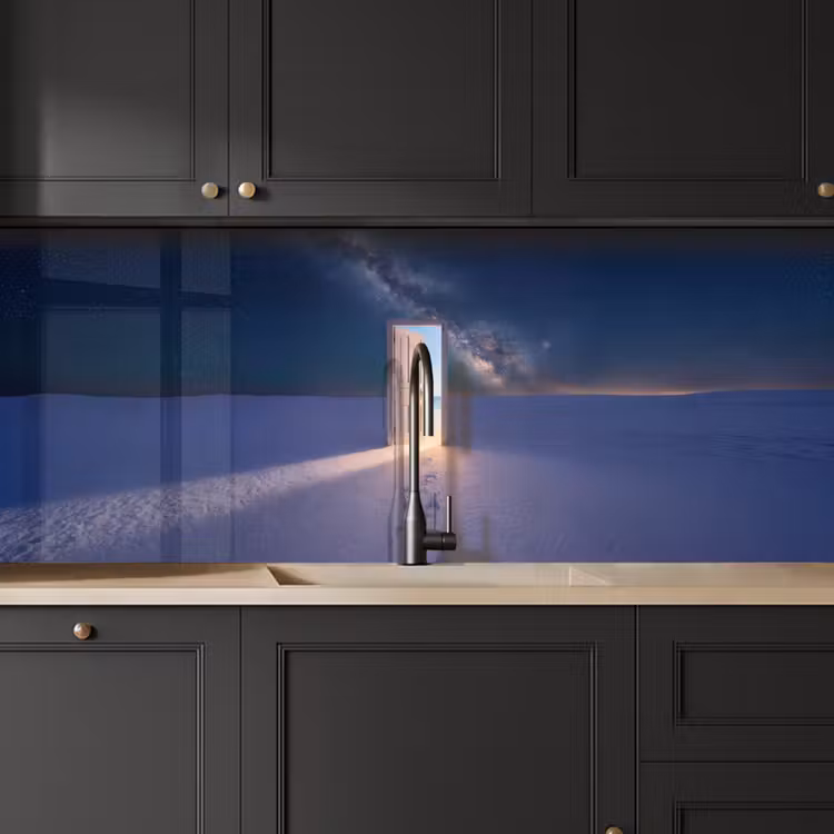 Keuken achterwand - Deur - Sneeuw - Strand — 6