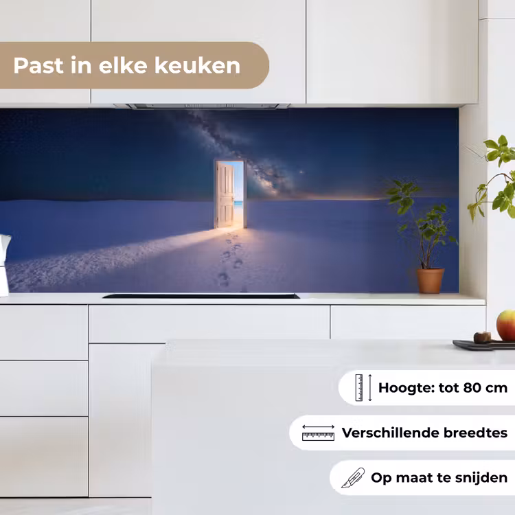 Keuken achterwand - Deur - Sneeuw - Strand — 7