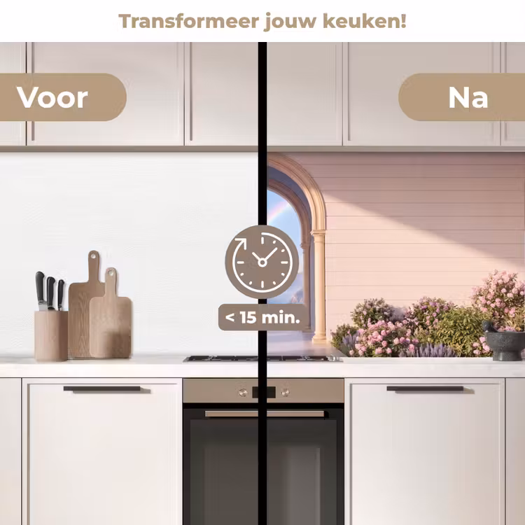Keuken achterwand - Boog - Bergen - Regenboog — 3