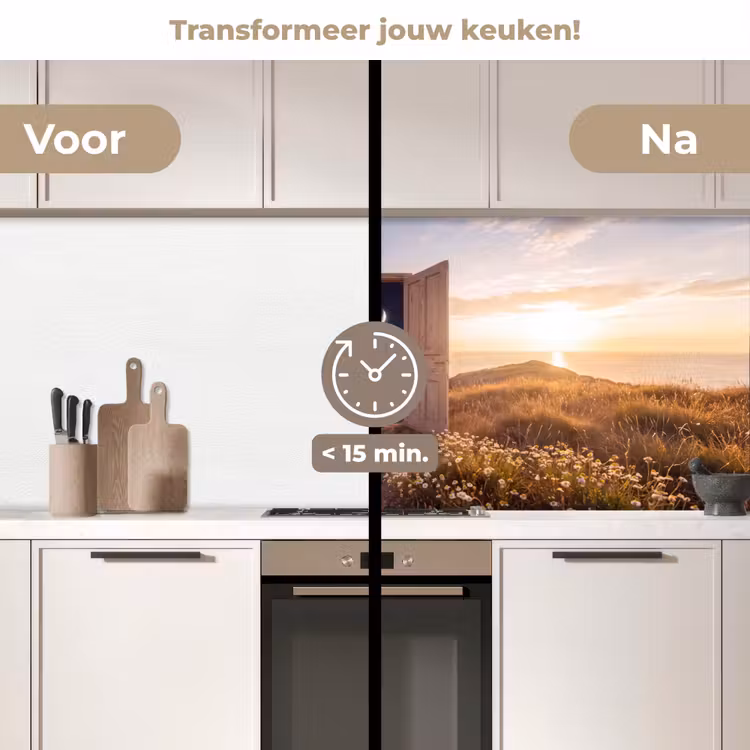 Keuken achterwand - Deur - Sterren - Natuur — 3