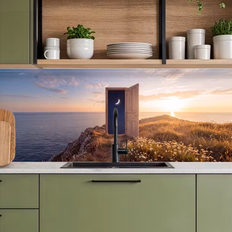 Keuken achterwand - Deur - Sterren - Natuur — 8