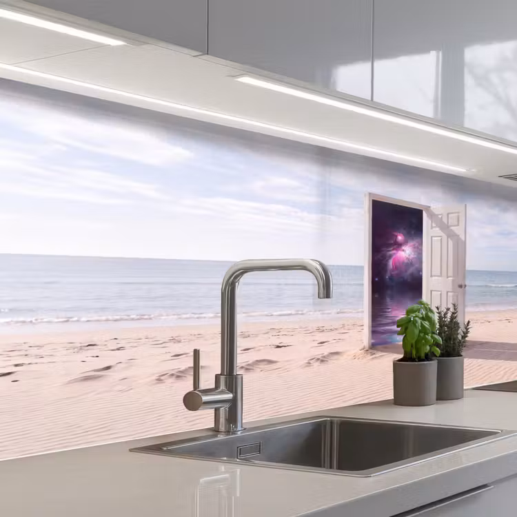 Keuken achterwand - Deur - Strand - Kosmos — 2