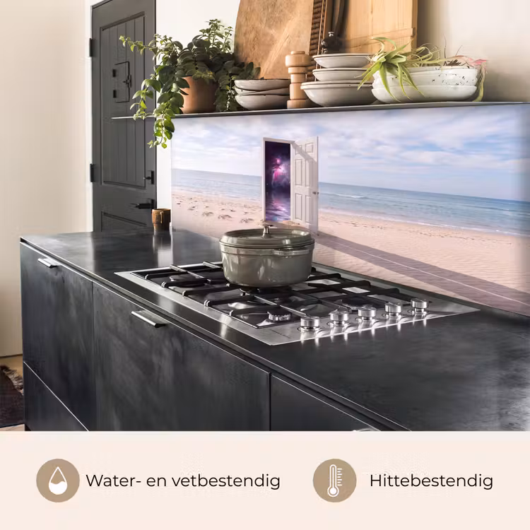 Keuken achterwand - Deur - Strand - Kosmos — 5