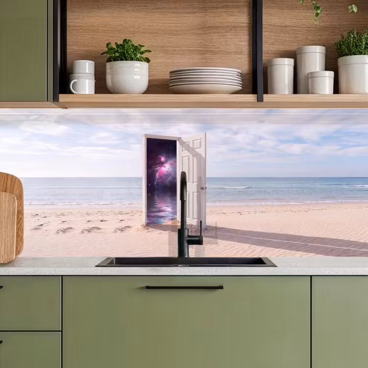 Keuken achterwand - Deur - Strand - Kosmos — 8