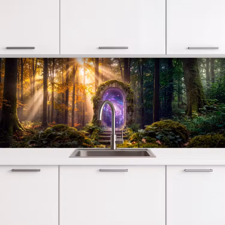 Keuken achterwand - Poort - Kosmos - Bos — 4
