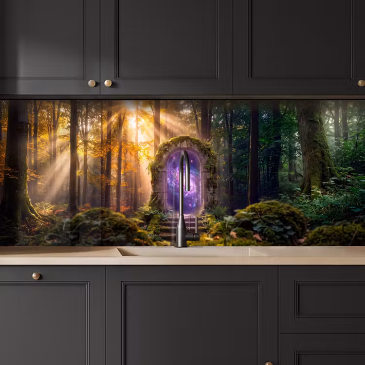 Keuken achterwand - Poort - Kosmos - Bos — 6