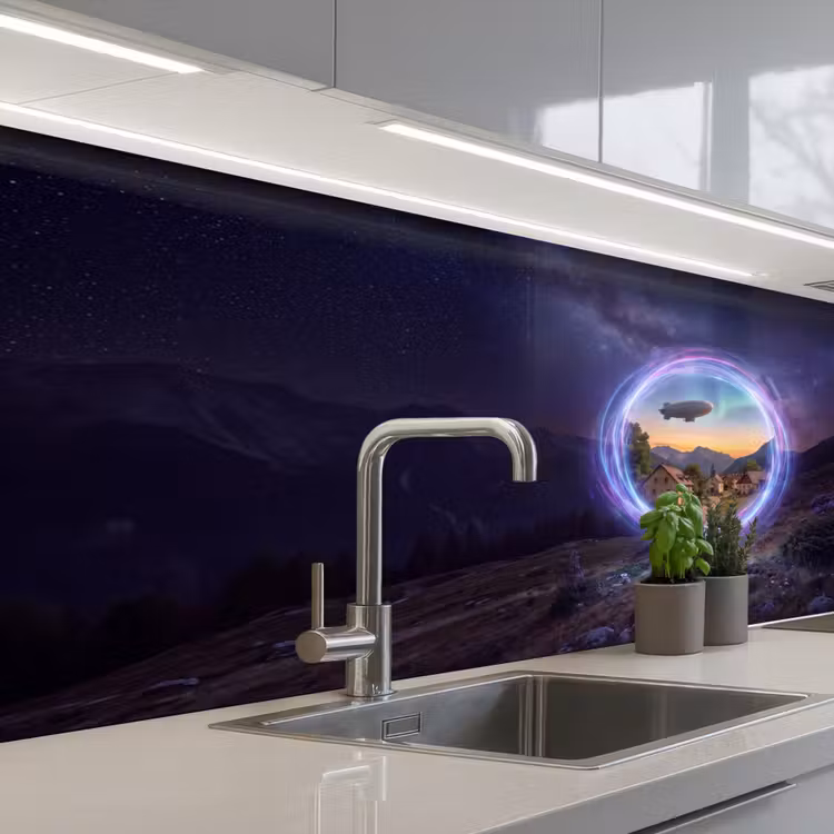 Keuken achterwand - Portaal - Dorp - Fantasie — 2