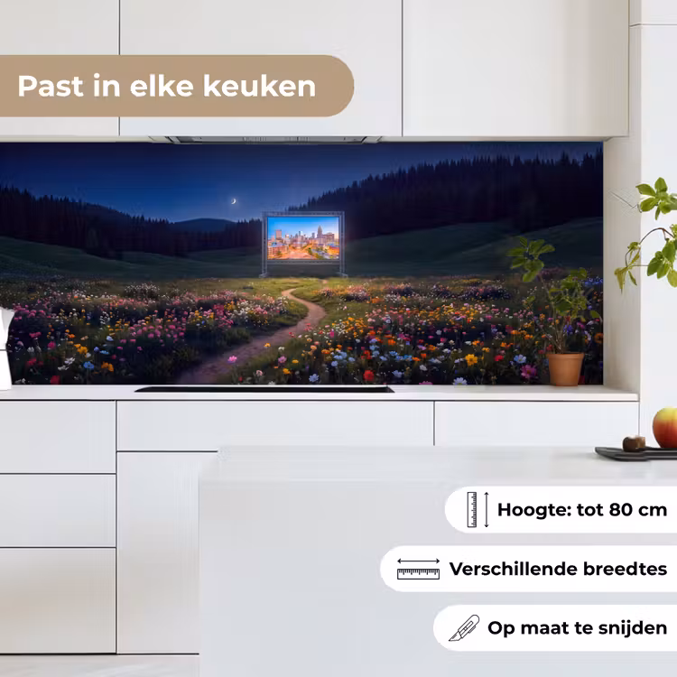 Keuken achterwand - Scherm - Stad - Natuur — 7