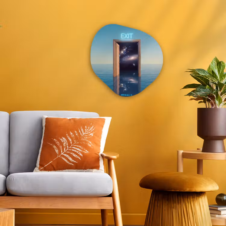 Organisch schilderij forex - Deur - Ruimte - Abstract — 3