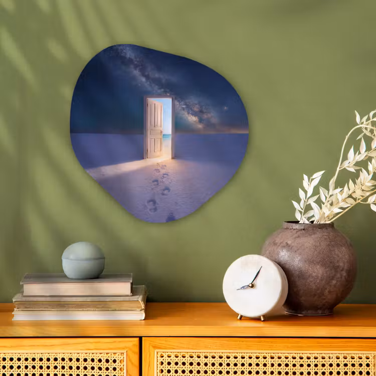 Organisch schilderij forex - Deur - Sneeuw - Strand — 2