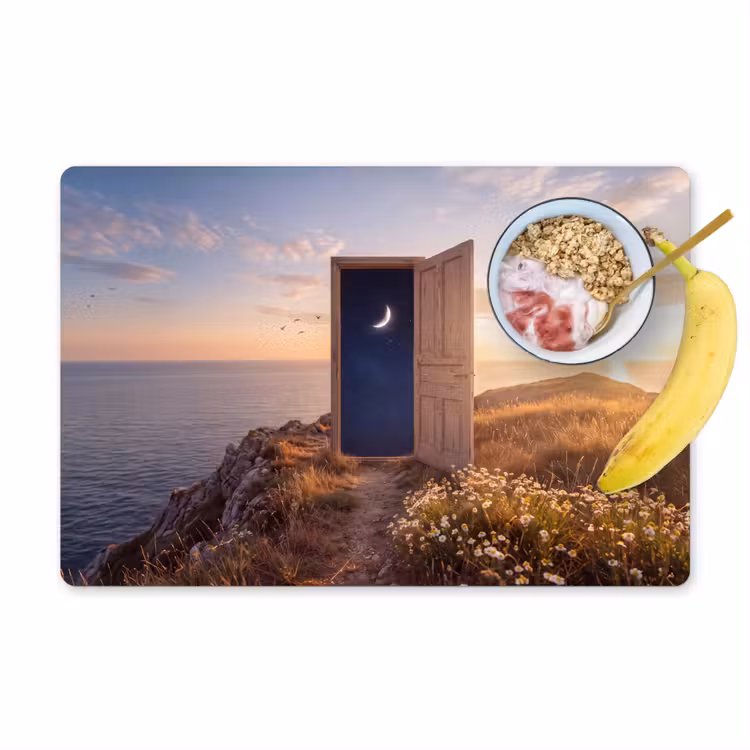 Placemat - 6 stuks - Deur - Sterren - Natuur — 1