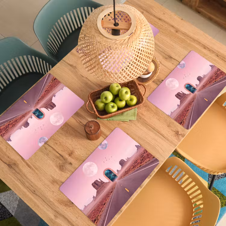Placemat - 6 stuks - Landschap - Poort - Ruimte — 4