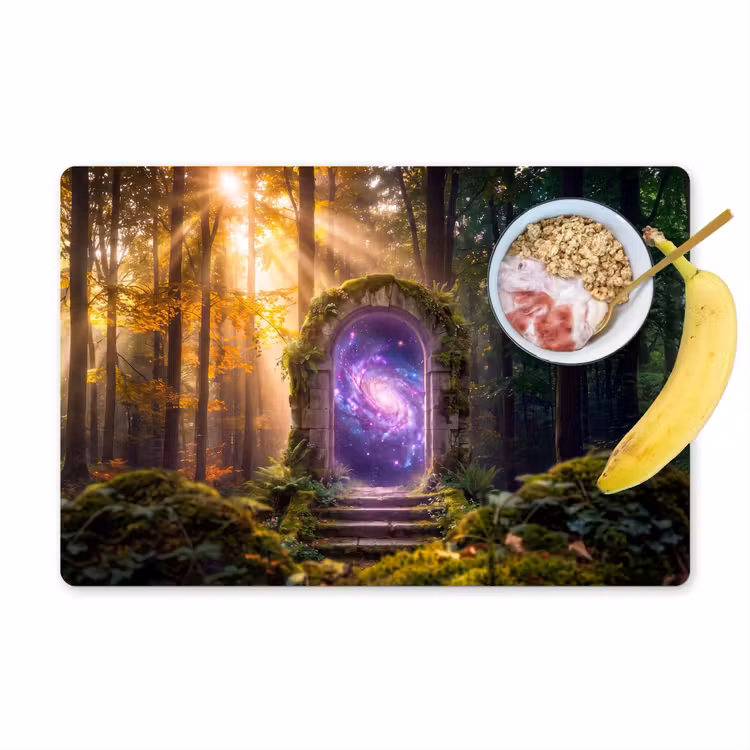 Placemat - 6 stuks - Poort - Kosmos - Bos — 1