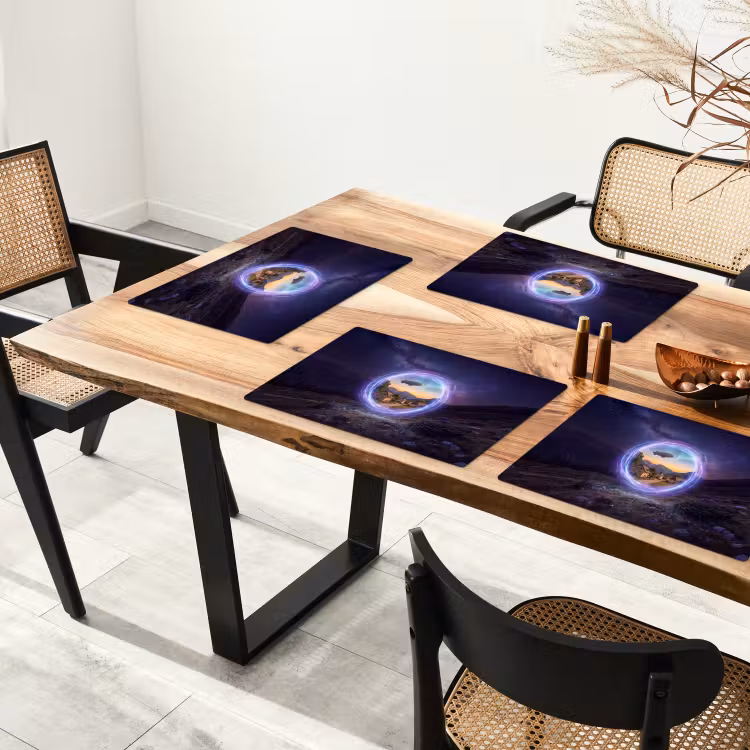 Placemat - 6 stuks - Portaal - Dorp - Fantasie — 3