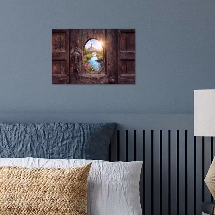 Poster - Kasteel - Rivier - Natuur — 3