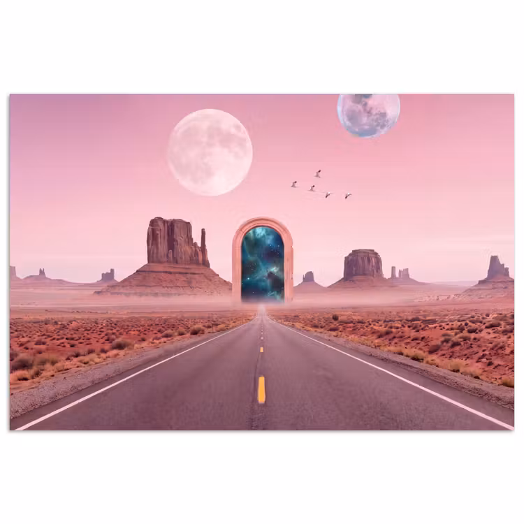 Poster - Landschap - Poort - Ruimte — 1