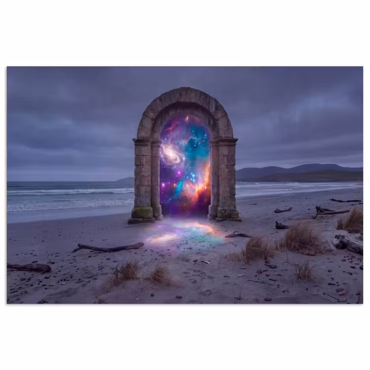 Poster - Poort - Strand - Ruimte — 1