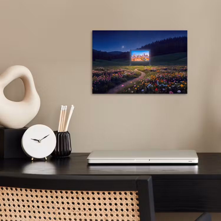 Poster - Scherm - Stad - Natuur — 2