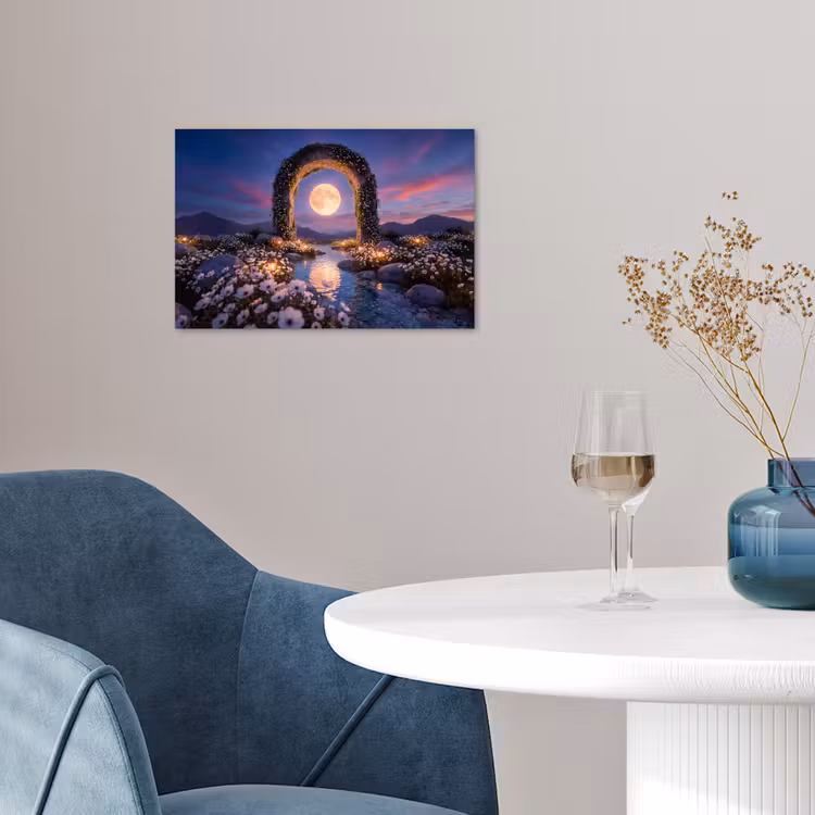 Poster - Boog - Maan - Nacht — 4