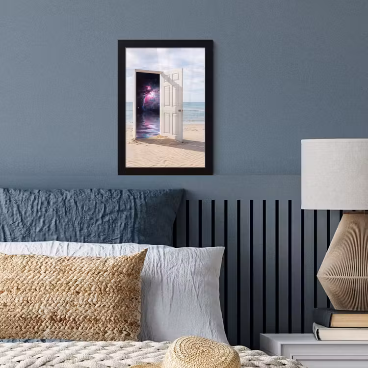 Poster met lijst - Deur - Strand - Kosmos — 4