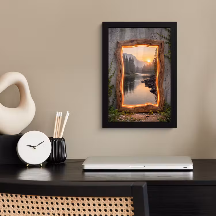 Poster met lijst - Landschap - Kader - Licht — 3