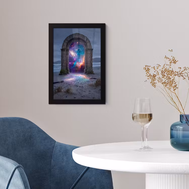 Poster met lijst - Poort - Strand - Ruimte — 2