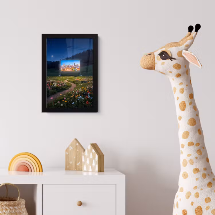 Poster met lijst - Scherm - Stad - Natuur — 5