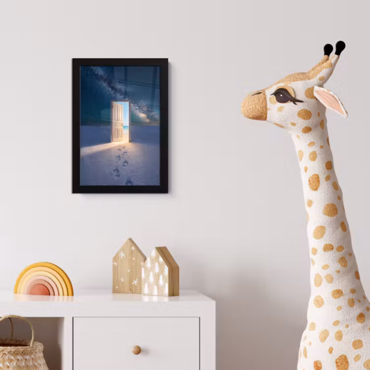 Poster met lijst - Deur - Sneeuw - Strand — 5