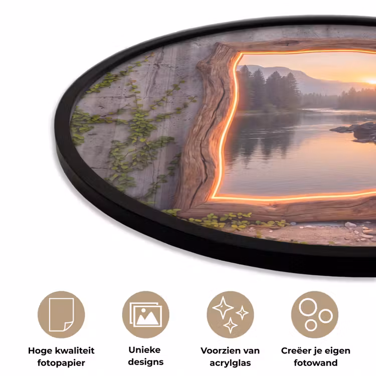 Ronde fotolijst - Landschap - Kader - Licht — 2