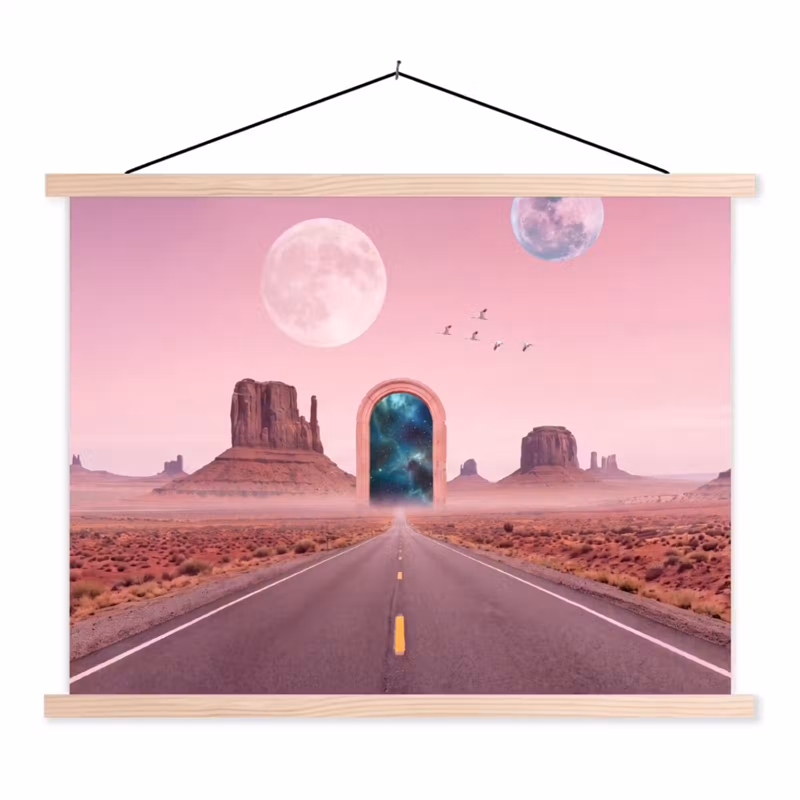 Schoolplaat - Landschap - Poort - Ruimte — 1