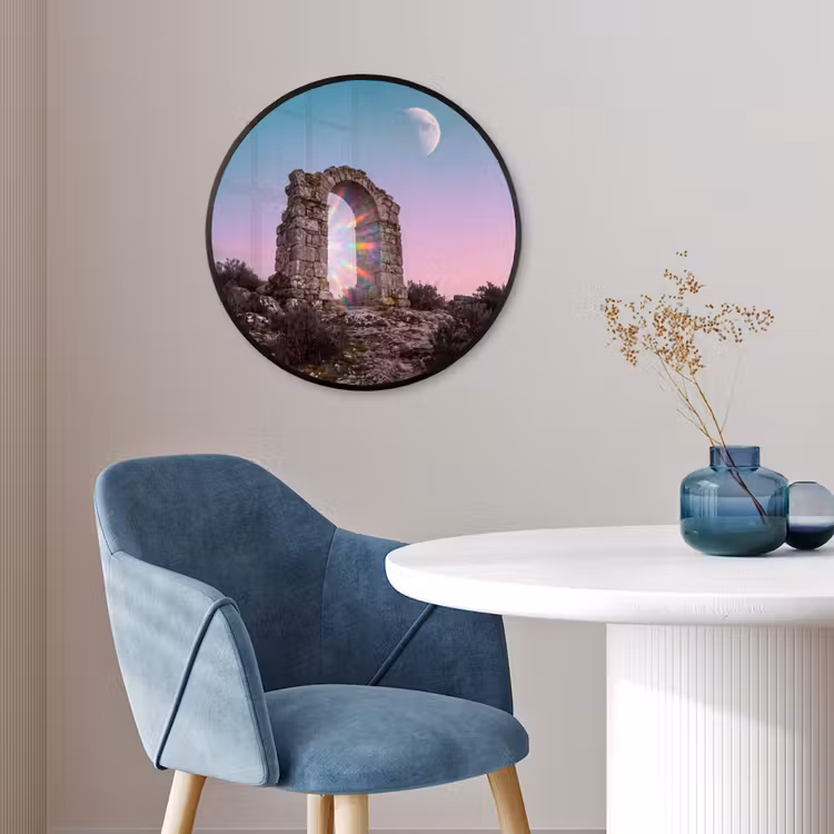 Ronde fotolijst - Boog - Regenboog - Maan — 4