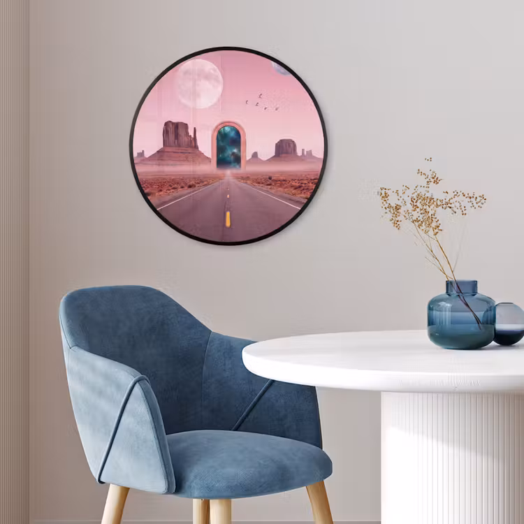 Ronde fotolijst - Landschap - Poort - Ruimte — 4