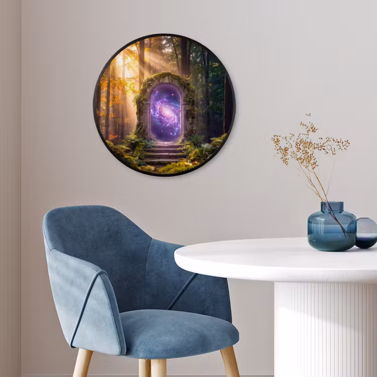 Ronde fotolijst - Poort - Kosmos - Bos — 4