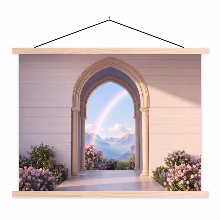 Schoolplaat - Boog - Bergen - Regenboog — 1