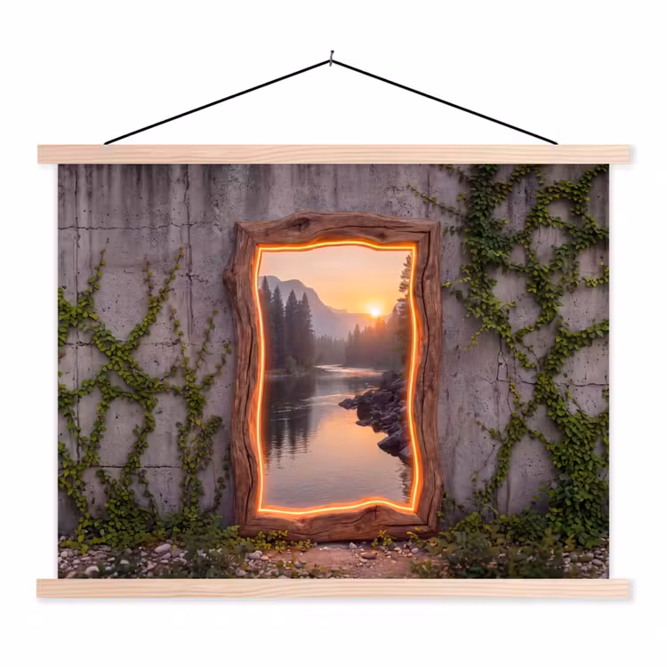 Schoolplaat - Landschap - Kader - Licht — 1