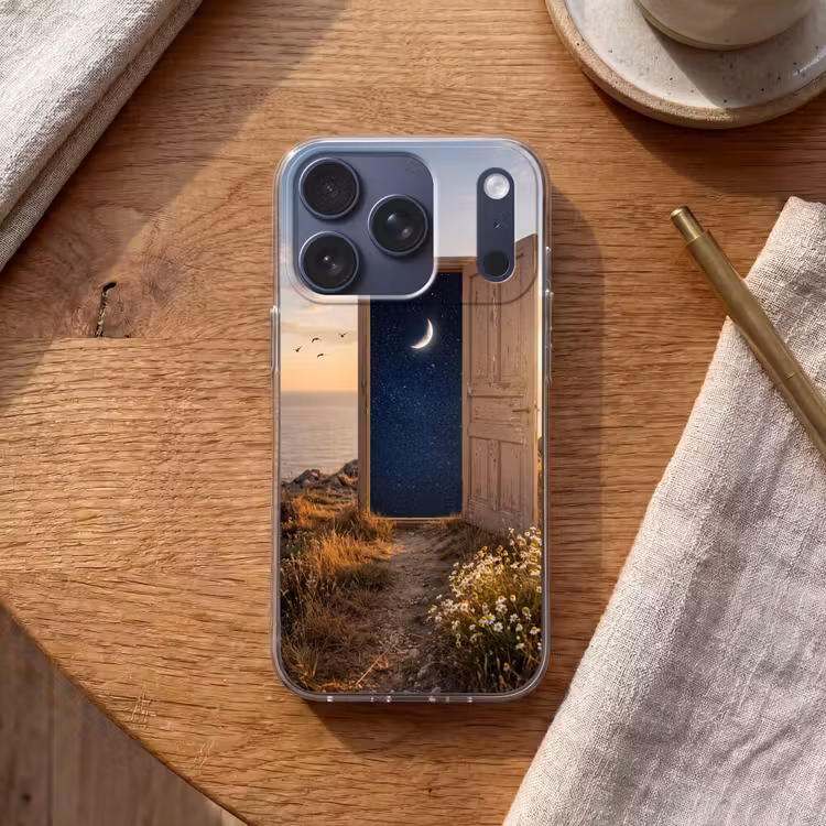 Telefoonhoesje - Deur - Sterren - Natuur — 2