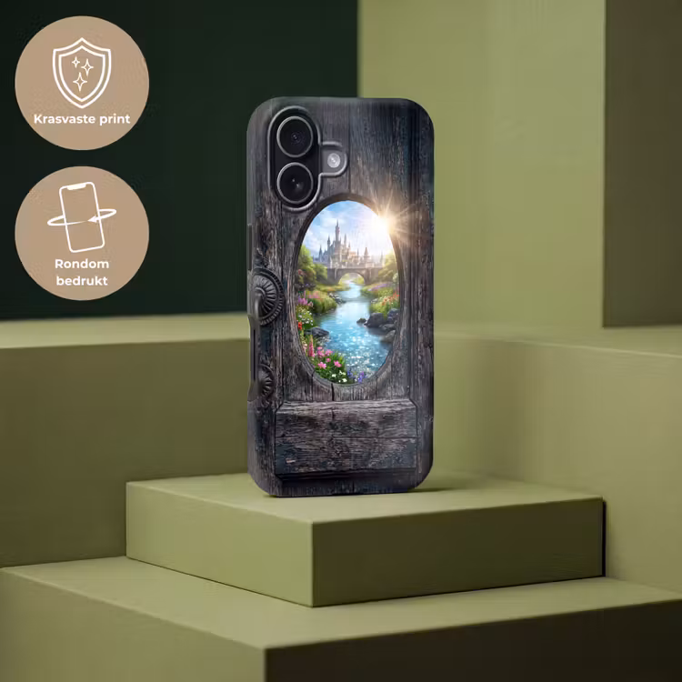 Telefoonhoesje Toughcase - Kasteel - Rivier - Natuur — 7