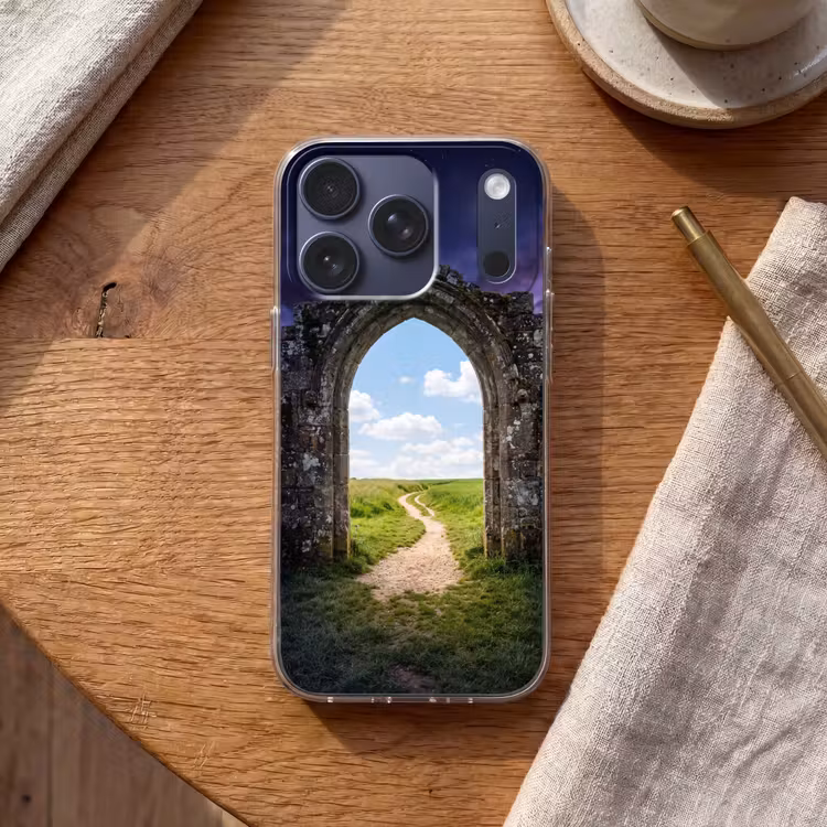 Telefoonhoesje - Boog - Landschap - Contrast — 2