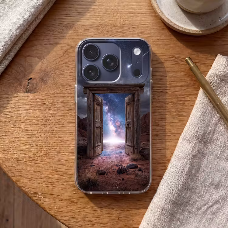 Telefoonhoesje - Deur - Melkweg - Woestijn — 2