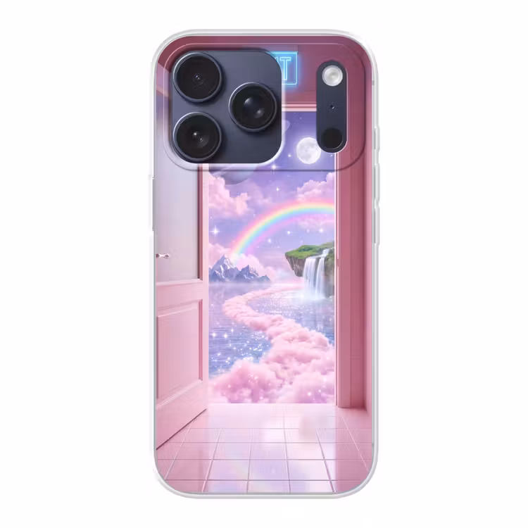 Telefoonhoesje - Roze deur - Fantasie — 1