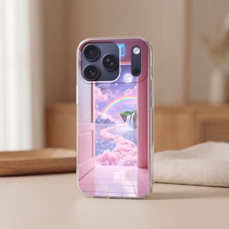 Telefoonhoesje - Roze deur - Fantasie — 3