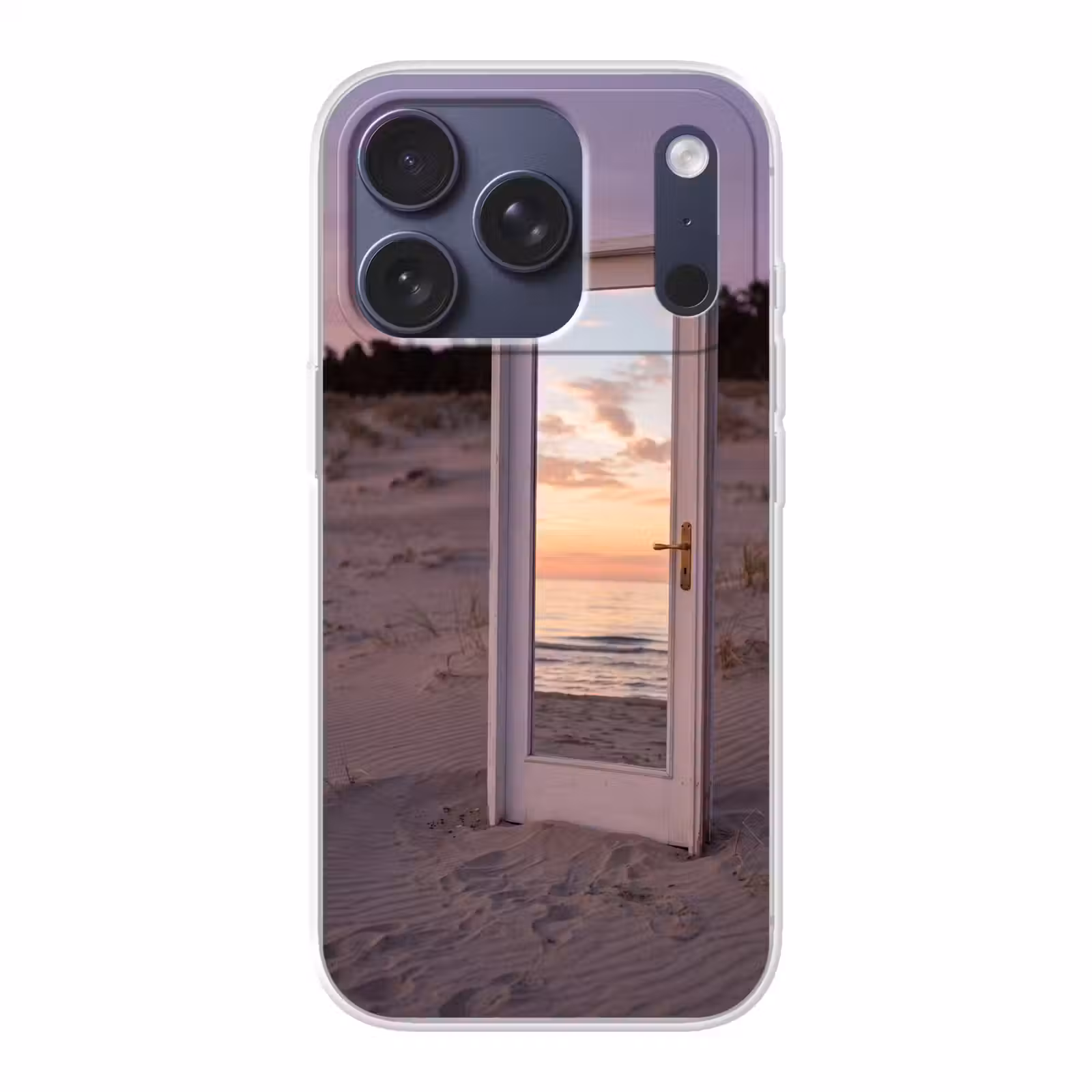 Telefoonhoesje - Spiegel - Zee - Zonsondergang — 1