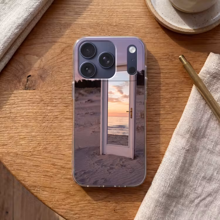 Telefoonhoesje - Spiegel - Zee - Zonsondergang — 2