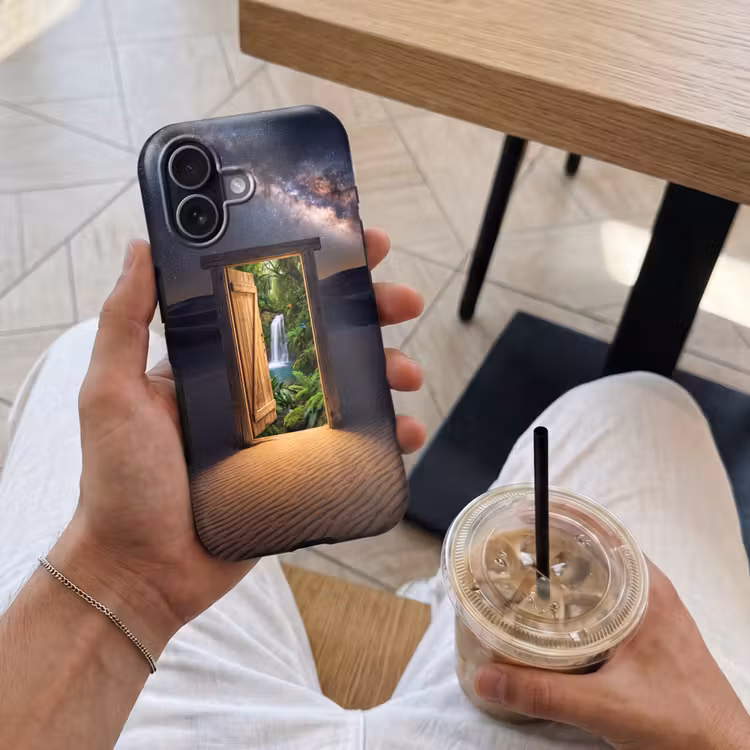 Telefoonhoesje Toughcase - Deur - Woestijn - Natuur — 4