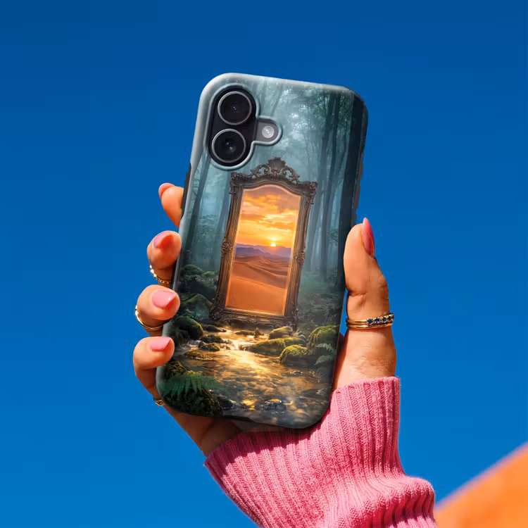 Telefoonhoesje Toughcase - Spiegel - Bos - Natuur — 2
