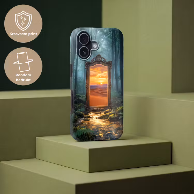 Telefoonhoesje Toughcase - Spiegel - Bos - Natuur — 7