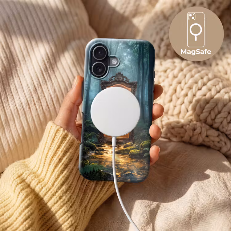 Telefoonhoesje Toughcase - Spiegel - Bos - Natuur — 8