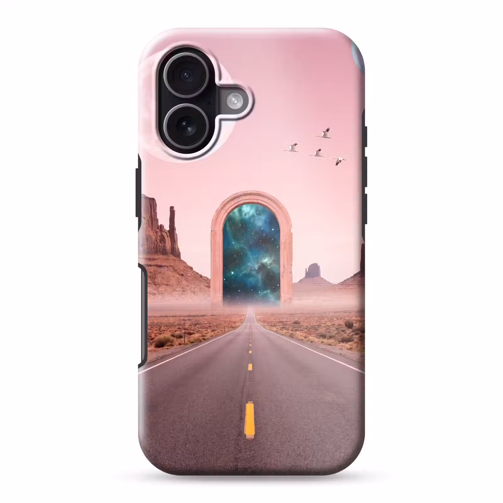 Telefoonhoesje Toughcase - Landschap - Poort - Ruimte — 1
