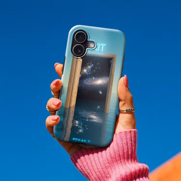 Telefoonhoesje Toughcase - Deur - Ruimte - Abstract — 2